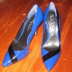 Case of the blues (shoes)