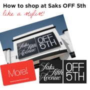 How to Shop at Saks OFF 5th