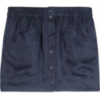 proenza schouler skirt blue suede